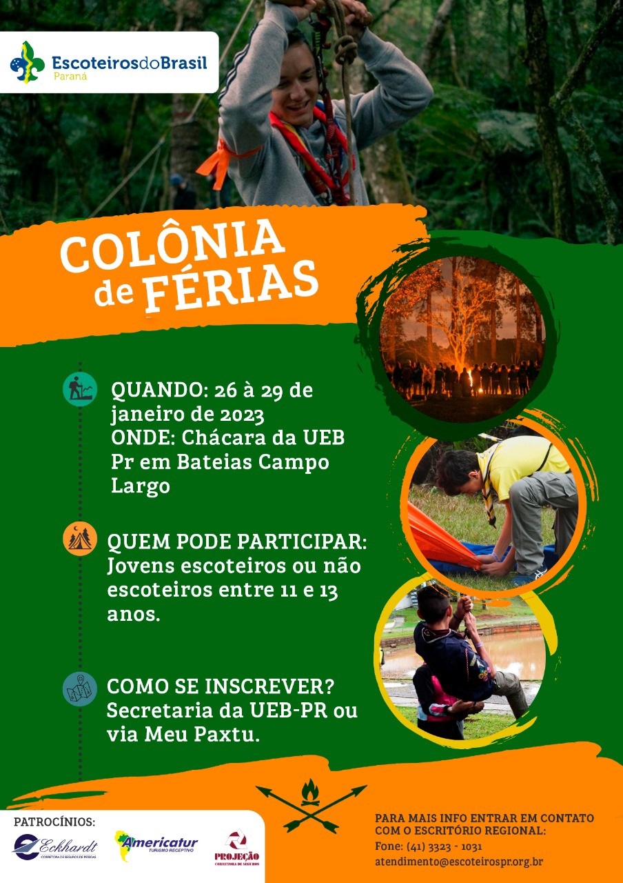 Colônia de Férias Escoteiros Paraná